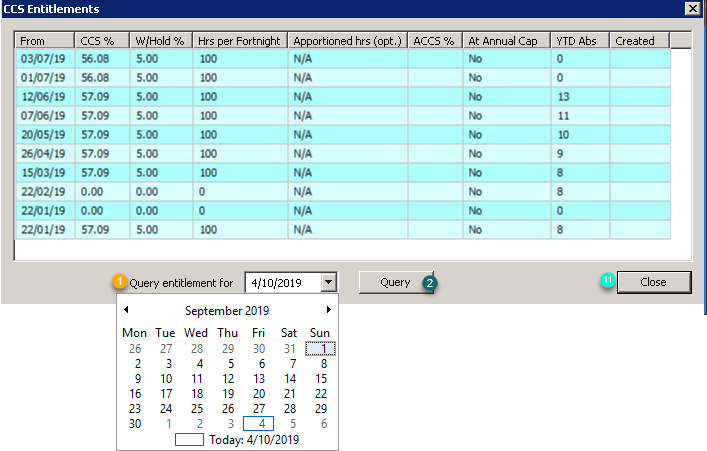 CCSS - Viewing Entitlement Details