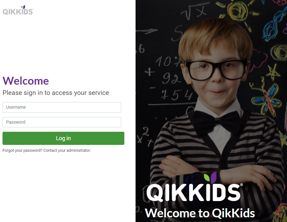 Accessing QikKids next